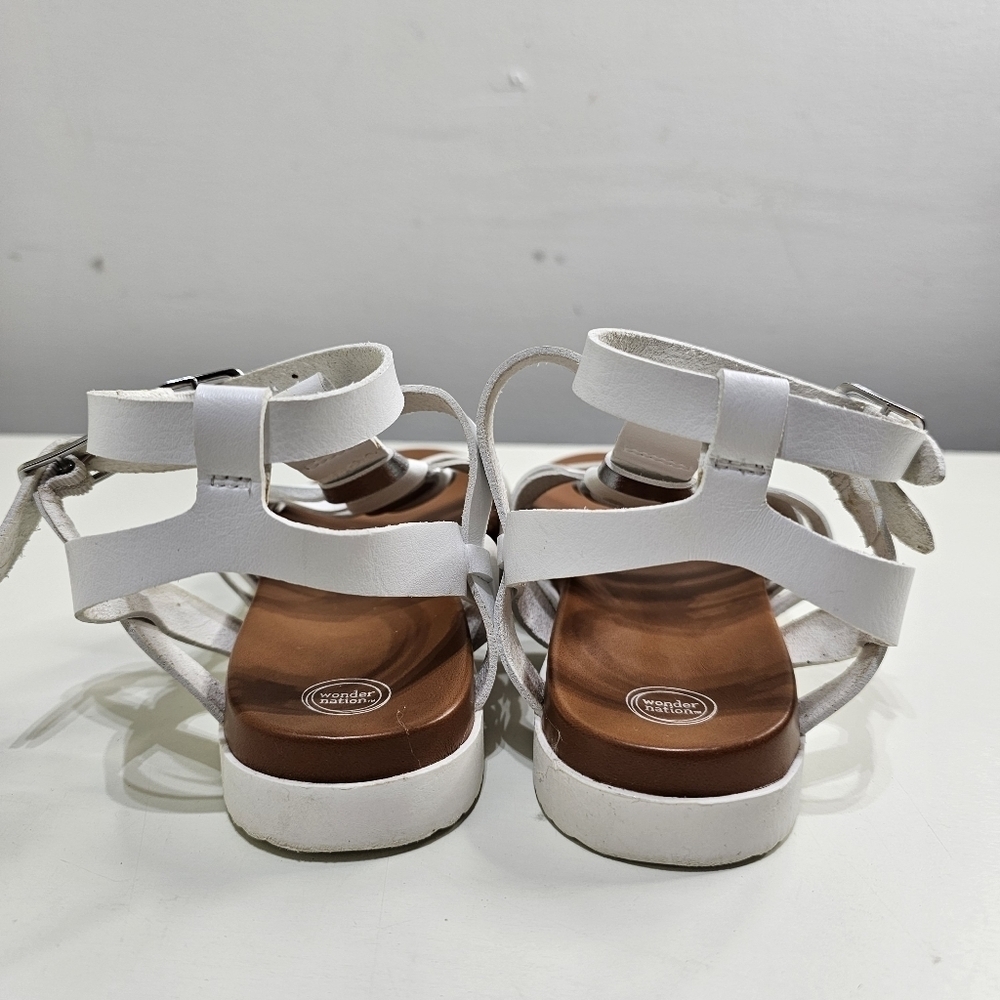 Wonder Nation Strappy Gladiator Sandals Size Girl's 2 - Picture 7 of 12